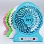 USB Mini Desk Fan with 1200mah power bank