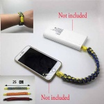 Bracelet with charge cable
