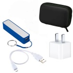 Deluxe Travel Kit Of 2200 mAh Power Bank - Fragrance Style