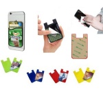 Silicone Phone Wallet with Microfiber Cleaning Cloth