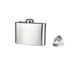 Stainless Steel Flask & Funnel Set - 4 oz