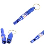 Pillbox Keychain With Whistle