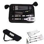 8 Piece Stainless Steel BBQ Set