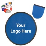 Foldable flying disc with pounch