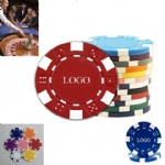 6-Stripe dice striped poker chips