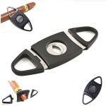 Oval Shaped Cigar Cutter /Double Cut Blade