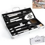 Deluxe 6 Piece Stainless Steel BBQ Tool Set