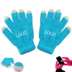 Solid Color Touch Screen Knit Gloves
