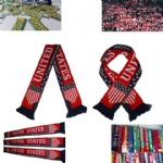 Custom Knitted Soccer Scarf