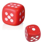 Dice stress ball