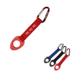 Carabiner with bottle holder