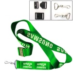 Lanyard with metal swivel snap hook and quick release