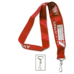 Lanyard with metal swivel snap hook