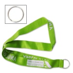 Lanyard with metal split ring