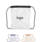 Clear PVC Drawstring Backpack