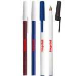 Stick style ballpoint pen